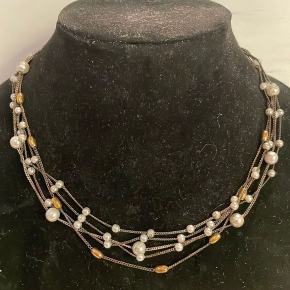 16” retired Premier Designs Limited Edition 5-strand 53 beads neckace - Picture 1 of 11